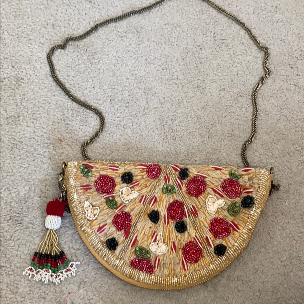 Beaded Pizza bag